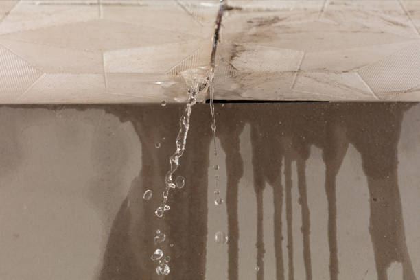 Professional Sewage Cleanup technician working in Bluff Dale, TX